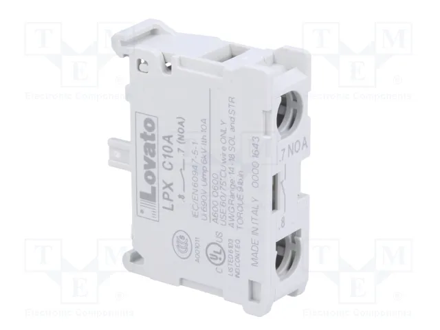 LOVATO ELECTRIC Bloques de contactos Platinum 22mm NA de avance