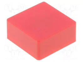 Aratas (Formerly Omron Components) Botón a presión cuadrado rojo 12x12mm 5,5mm