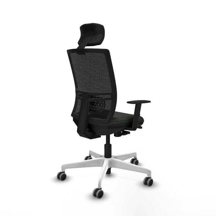 PIQUERAS Y CRESPO Silla de oficina Yunquera con mecanismo Sincro/Traslack Negro PIQUERAS Y CRESPO Silla de oficina Yunquera con mecanismo Sincro/Traslack Negro