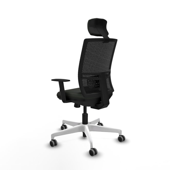 PIQUERAS Y CRESPO Silla de oficina Yunquera con mecanismo Sincro/Traslack Negro PIQUERAS Y CRESPO Silla de oficina Yunquera con mecanismo Sincro/Traslack Negro