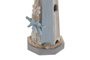 DKD Home Decor Figura LED MDF Faro Azul y Blanco