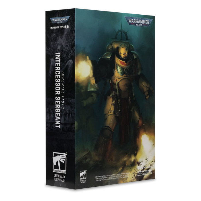 Warhammer 40,000 Figura Intercessor Sergeant (Imperial Fist) (Gold Label) 18 cm Warhammer 40,000 Figura Intercessor Sergeant (Imperial Fist) (Gold Label) 18 cm