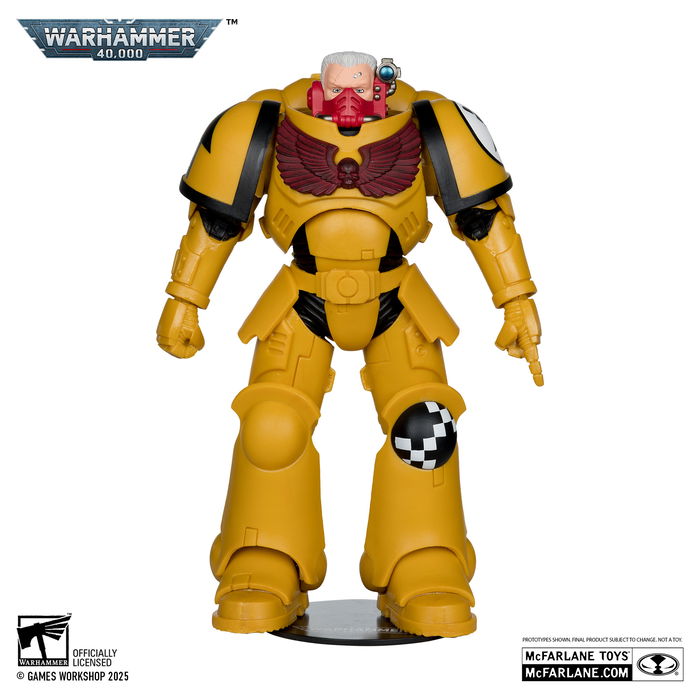 McFarlane Figura de Acción Coleccionable Warhammer 40K Intercessor Sergeant 7 Pulgadas, Videojuego, 2025, Color Amarillo