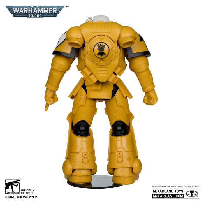McFarlane Figura de Acción Coleccionable Warhammer 40K Intercessor Sergeant 7 Pulgadas, Videojuego, 2025, Color Amarillo