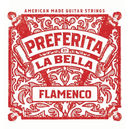 La Bella Juego de Cuerdas Flamenco La Bella Preferita