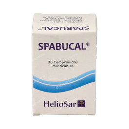 HELIOSAR Spabucal 30 Comp. Masticables - Probióticos para Flora y Defensas Bucales