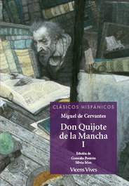 VICENS VIVES Don Quijote de la Mancha primera parte Clásicos Hispánicos