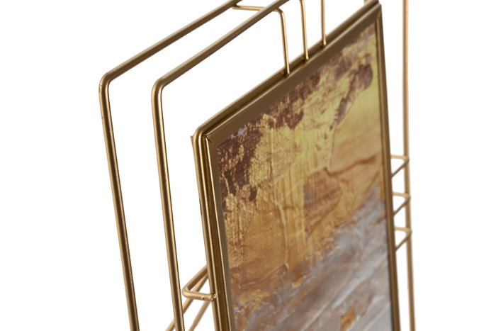 DKD Home Decor Marco Foto 20X25 Dorado Metal Cristal (6 Unidades) 27.5 x 2.5 x 32.5 cm