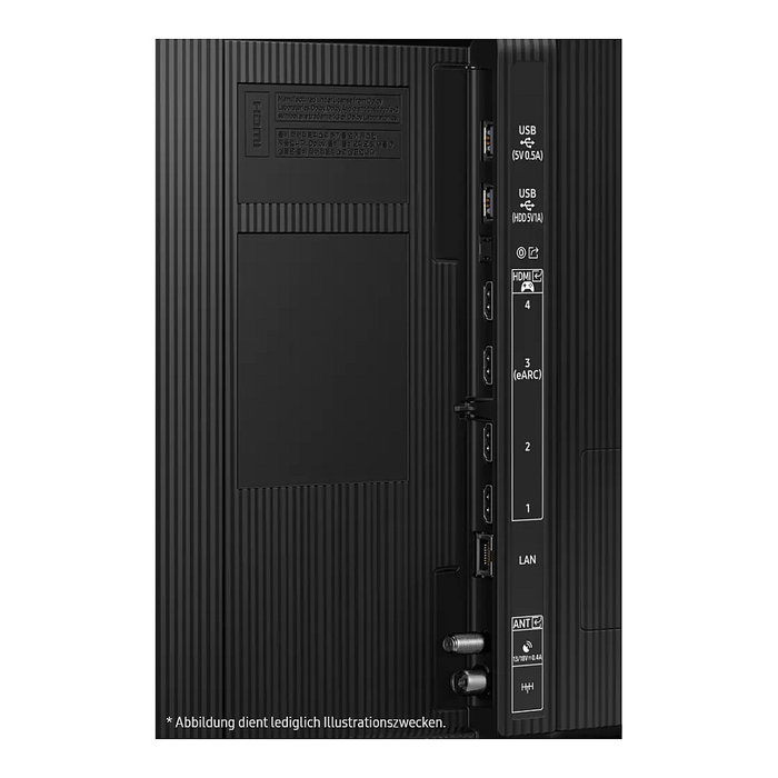 SAMSUNG 214cm/85" GQ85QN80FAUXZG Neo QLED 4K UHD Smart TV (3840x2160, 100Hz, HDR, Dolby Atmos, Carbon Titan Grey)