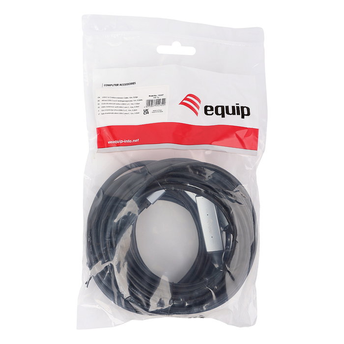 Equip Cable USB-C 3.2 Gen1 Aktivo Erweiterung 10m Negro
