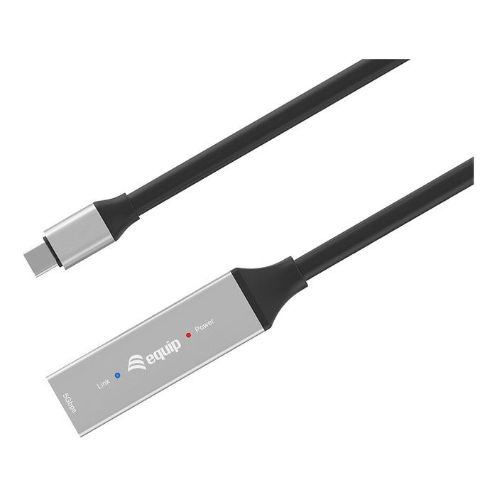 Equip Cable USB-C 3.2 Gen1 Aktivo Erweiterung 10m Negro
