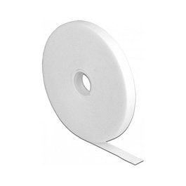 DeLOCK Cinta de gancho y bucle en rollo L 10 m x AN 13 mm blanco