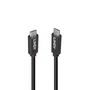 LINDY Cable USB 3.2 Gen 2x2 USB C a USB C, 0,5 m, 20 Gbit/s, 100 W PD, Negro
