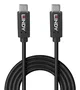 LINDY Cable USB 3.2 Gen 2x2 USB C a USB C, 0,5 m, 20 Gbit/s, 100 W PD, Negro