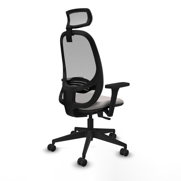 PIQUERAS Y CRESPO Silla de oficina Cilanco con mecanismo Sincro, Blanco y Gris PIQUERAS Y CRESPO Silla de oficina Cilanco con mecanismo Sincro, Blanco y Gris
