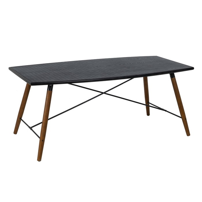 Ixia Mesa Oslo Negro-natural DM-Metal 179 x 90 x 75 cm