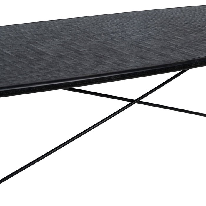 Ixia Mesa Oslo Negro-natural DM-Metal 179 x 90 x 75 cm