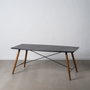 Ixia Mesa Oslo Negro-natural DM-Metal 179 x 90 x 75 cm