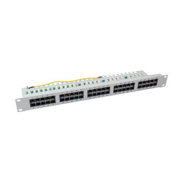 EFB Elektronik Patchpanel 50xRJ45 8/4 Cat. 3 1HE ISDN Gris