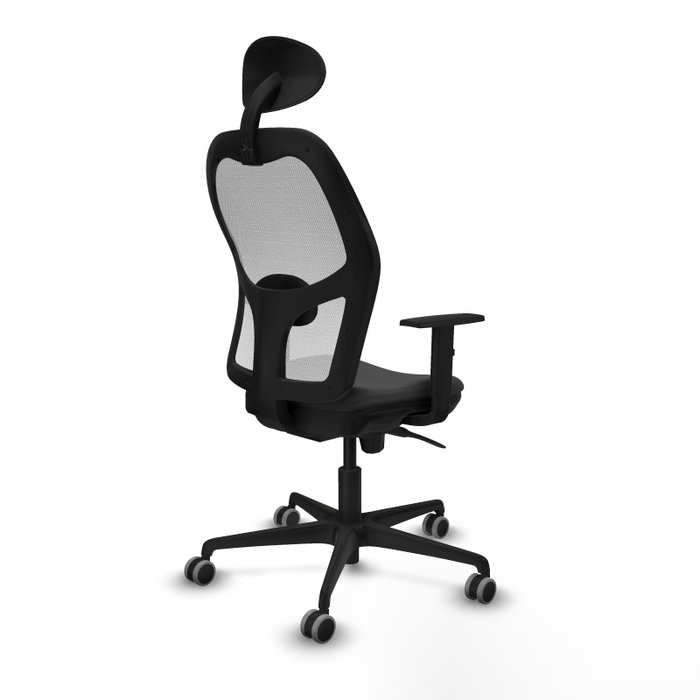 PIQUERAS Y CRESPO Silla de oficina Jorquera Gris oscuro/Blanco