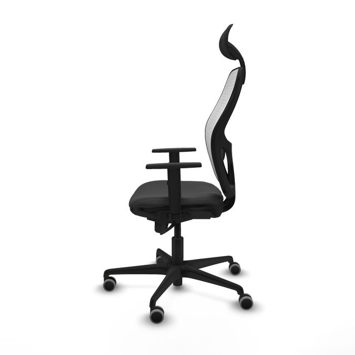 PIQUERAS Y CRESPO Silla de oficina Jorquera Gris oscuro/Blanco