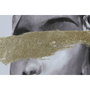DKD Home Decor Cuadro Lienzo Pino 70x3,7x100 Chica Dorado (Pack de 2)