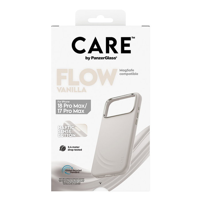 PanzerGlass CARE by PanzerGlass Flow Case Vanilla con MagSafe para iPhone 17 Pro Max