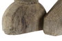 DKD Home Decor Portavelas de Teca Natural Surtida