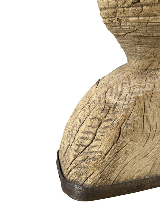 DKD Home Decor Portavelas de Teca Natural Surtida