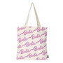 Barbie Bolsa Shopping Rosa para Niñas, 3.6 x 4.0 x 0.4 cm, Juguete Bolso Pequeño Accesorio Colección