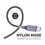 TECH-ONE-TECH Cable USB-A a USB-C de 2m Gris