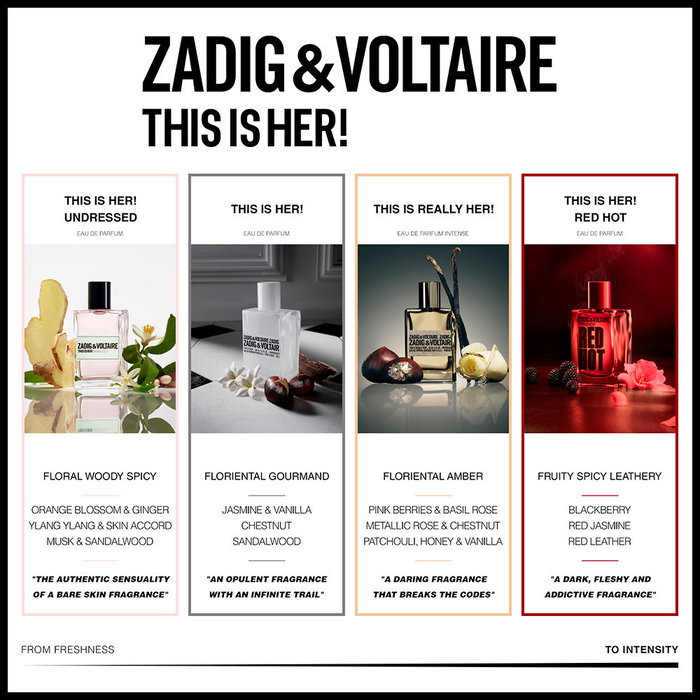 Zadig & Voltaire This Is Her! Red Hot Eau de Parfum 50 ml