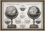 DKD Home Decor Cuadro Mapamundi Enmarcado Cristal PS 95x65 cm