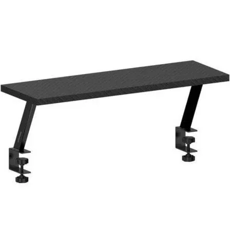 Mars Gaming Soporte Elevador de Monitor MGDS | Tablero 60x20cm Fibra de Carbono | Hasta 10 kg | Ergonomía y Organización Escritorio