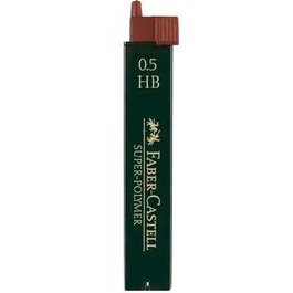 Faber Castell Minas Super-Polymer 0,5mm HB de Grafito, Estuche de 12 unidades