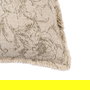 Cojín Flores Beige Oscuro 60 X 40 cm (Set de 2)