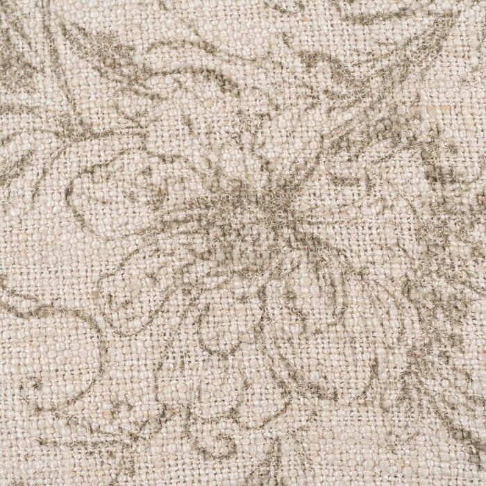 Cojín Flores Beige Oscuro 60 X 40 cm (Set de 2)