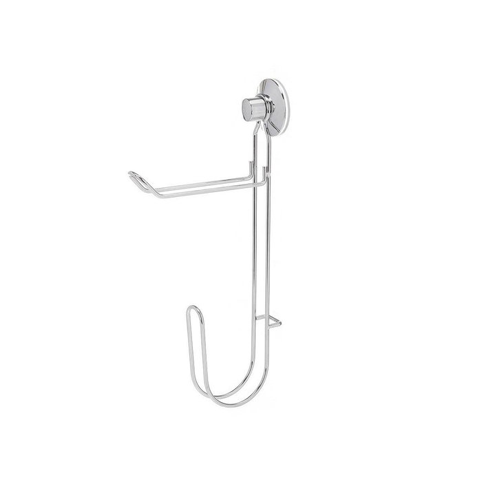 Portarrollos de Papel Higiénico Berilo Metal Acero ABS 3 x 32 x 15 cm Doble (12 Unidades)