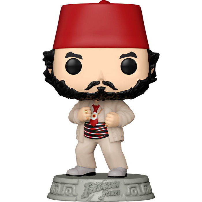 Funko Figura POP Indiana Jones Sallah de Vinilo de 9cm en Caja Regalo con Ventana Funko Figura POP Indiana Jones Sallah de Vinilo de 9cm en Caja Regalo con Ventana