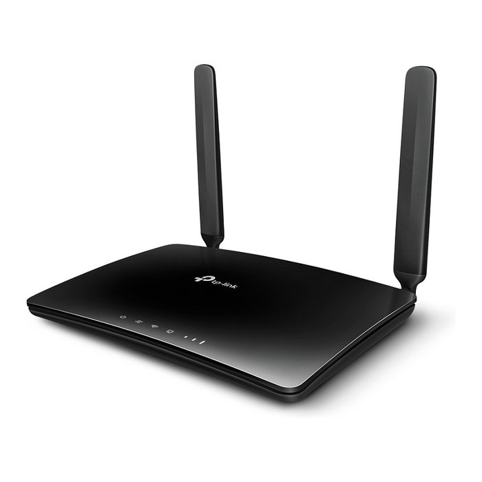TP-Link TL-MR6400 Router 4G LTE Wi-Fi 300 Mbit/s Negro con 4 Puertos LAN, WAN y Ranura Nano SIM, Banda Unica 2.4 GHz, Wi-Fi 4 (802.11n), Compatible con 3G