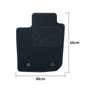 OCC Design Alfombra a Medida para Dacia Sandero Stepway (2008-2012) 5pz