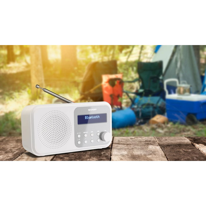 Sharp DR-P420 Radio Portátil Digital Blanco Sharp DR-P420 Radio Portátil Digital Blanco