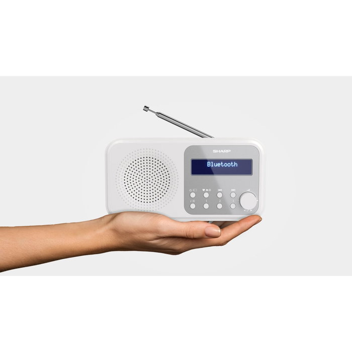 Sharp DR-P420 Radio Portátil Digital Blanco Sharp DR-P420 Radio Portátil Digital Blanco