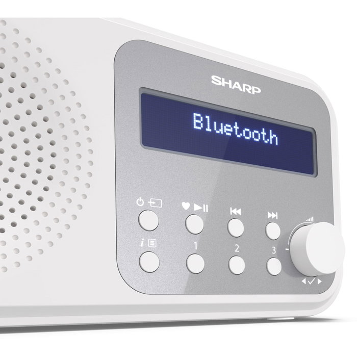 Sharp DR-P420 Radio Portátil Digital Blanco Sharp DR-P420 Radio Portátil Digital Blanco