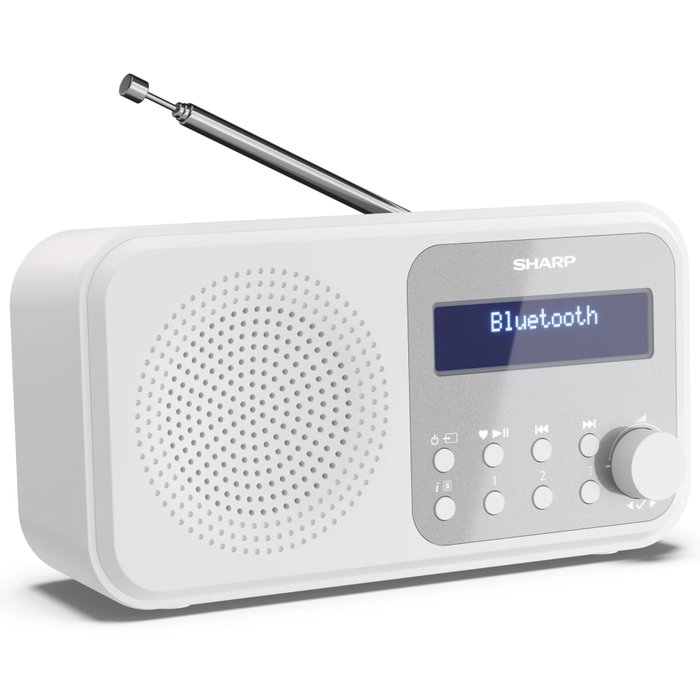 Sharp DR-P420 Radio Portátil Digital Blanco Sharp DR-P420 Radio Portátil Digital Blanco