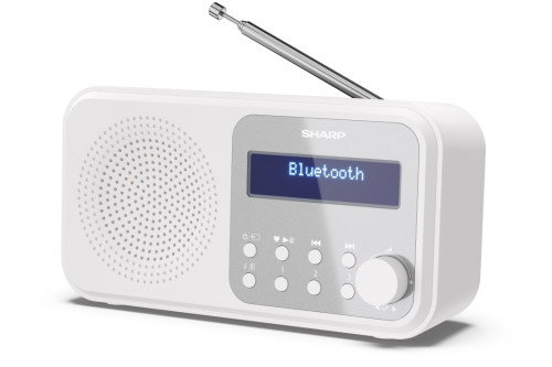 Radio sharp dr-p420 dab+/bt weiÁ