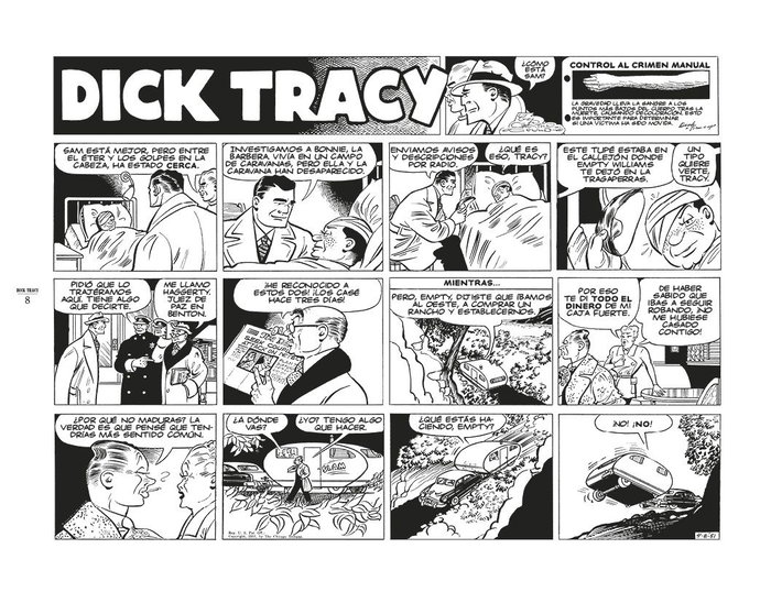 Tebeos Dolmen Editorial S.L. Dick Tracy El Rapto de Linda Coletas (1951-1952) inevitable