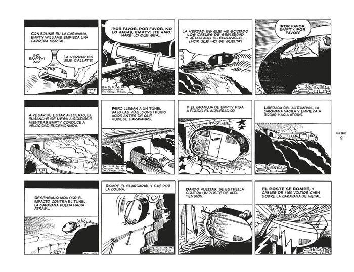 Tebeos Dolmen Editorial S.L. Dick Tracy El Rapto de Linda Coletas (1951-1952) inevitable