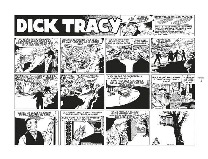 Tebeos Dolmen Editorial S.L. Dick Tracy El Rapto de Linda Coletas (1951-1952) inevitable