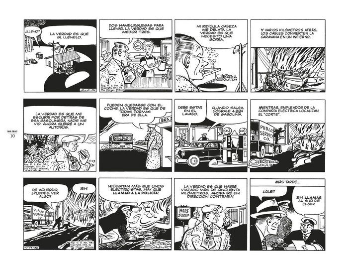 Tebeos Dolmen Editorial S.L. Dick Tracy El Rapto de Linda Coletas (1951-1952) inevitable